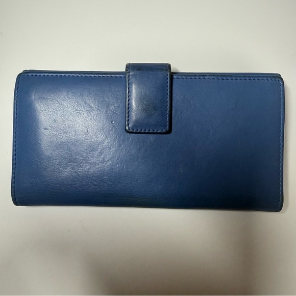 Gucci Blue Leather Wallet with Silver Hardware - Picture 2 of 12